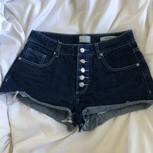 Cotton On Mid Rise cutoff Denim Shorts